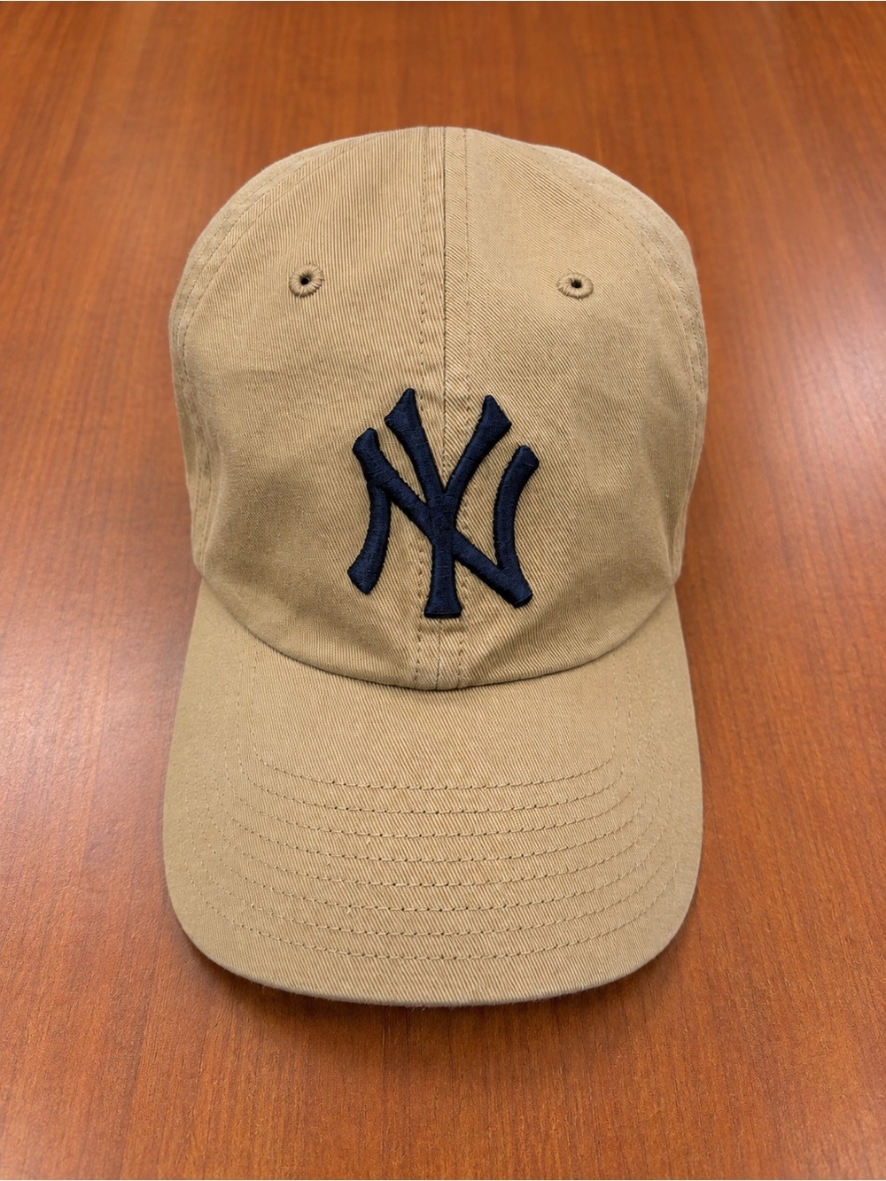 ’47 New York Yankees Khaki Tan Adjustable Baseball Cap